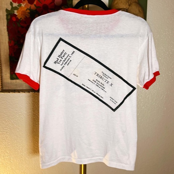 1980s RARE Buddy Holly Tribute Ringer Tee - Picture 3 of 5